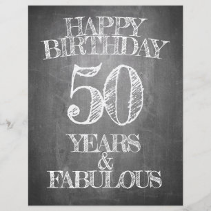 Alles Gute zum Geburtstag - 50 Jahre & vorzüglich