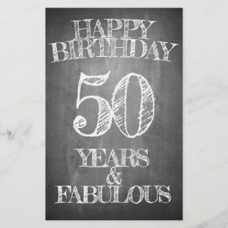 Alles Gute zum Geburtstag - 50 Jahre & vorzüglich