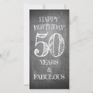 Alles Gute zum Geburtstag - 50 Jahre & vorzüglich