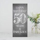 Alles Gute zum Geburtstag - 50 Jahre & vorzüglich (Stehend Vorderseite)