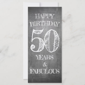 Alles Gute zum Geburtstag - 50 Jahre & vorzüglich