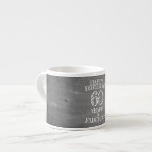 Alles Gute zum Geburtstag - 60 Jahre & Fabelhaft i Espressotasse
