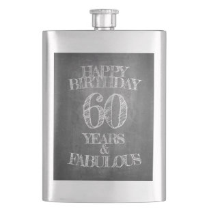 Alles Gute zum Geburtstag - 60 Jahre & Fabelhaft i Flachmann