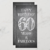Alles Gute zum Geburtstag - 60 Jahre & Fabulous in (Vorne/Hinten)