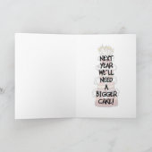 Alles Gute zum Geburtstag - 62 Jahre alt Karte (Innenseite)