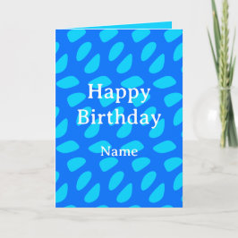 Alles Gute zum Geburtstag Abstraktes Wabenmuster Karte