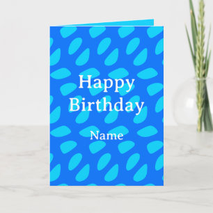 Alles Gute zum Geburtstag Abstraktes Wabenmuster Karte