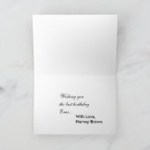 Alles Gute zum Geburtstag Airedales Karte (Innenseite)