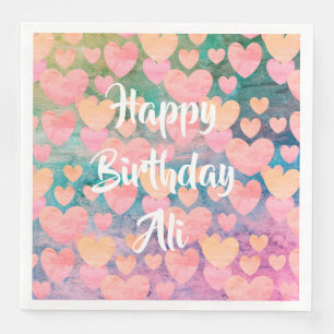 Alles Gute zum Geburtstag #Ali Partyservietten Serviette