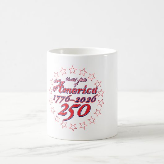Alles Gute zum Geburtstag Amerika Kaffeetasse (Mittel)