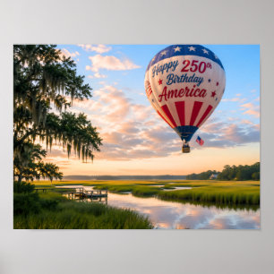 Alles Gute zum Geburtstag Amerika Lowcountry Heißl Poster