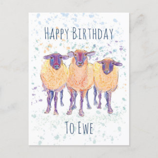 Alles Gute zum Geburtstag an Dich Postkarte