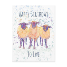 Alles Gute zum Geburtstag an Dich Postkarte