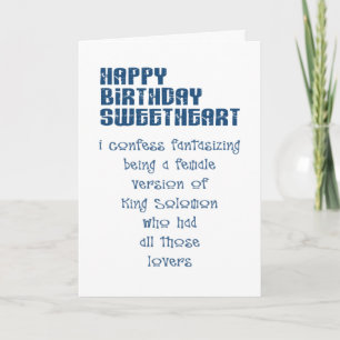 Alles Gute zum Geburtstag an die Ehefrau vom beken Karte