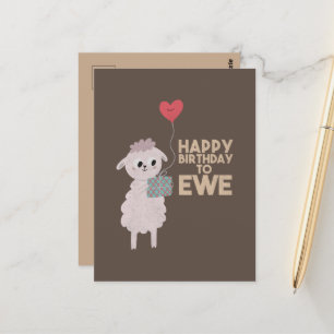 Alles Gute zum Geburtstag an Euch Postkarte