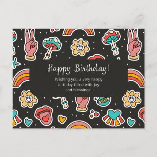 Alles Gute zum Geburtstag an jemanden Außergewöhnl Postkarte