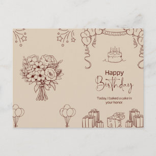 Alles Gute zum Geburtstag an jemanden Unglaubliche Postkarte