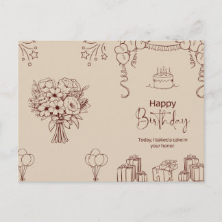 Alles Gute zum Geburtstag an jemanden Unglaubliche Postkarte