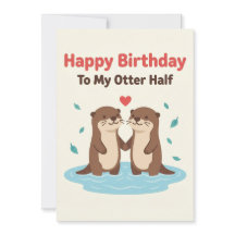 Alles Gute zum Geburtstag an meine Otter-Hälfte Ka