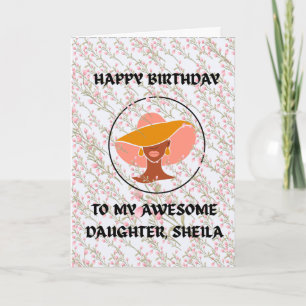 Alles Gute zum Geburtstag! An Meine Tochter Grußka Karte