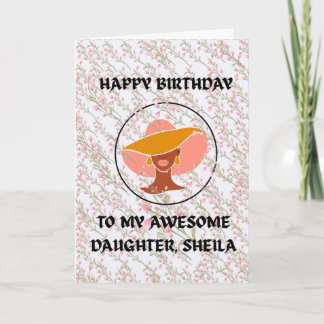 Alles Gute zum Geburtstag! An Meine Tochter Grußka Karte