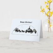 Alles Gute zum Geburtstag Aschenputtel Karte (Gelbe Blume)