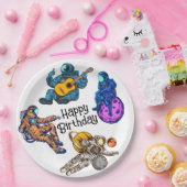 Alles Gute zum Geburtstag Astronaut Pappteller (Party)