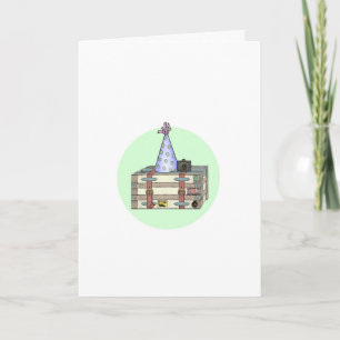 Alles Gute zum Geburtstag auf eine Reisekarte Karte