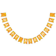 Alles Gute zum Geburtstag auf goldenem Aquarell