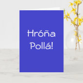 ALLES GUTE ZUM GEBURTSTAG AUF GRIECHEN! KARTE (Gelbe Blume)