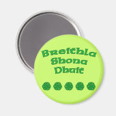 Alles Gute zum Geburtstag auf Irisch Magnet (Vorderseite/Rückseite)