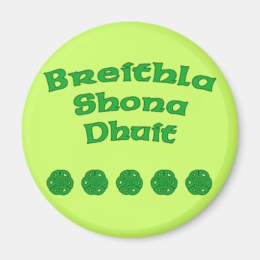 Alles Gute zum Geburtstag auf Irisch Magnet (Vorne)