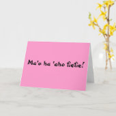 Alles Gute zum Geburtstag auf Tongaer! Karte (Gelbe Blume)