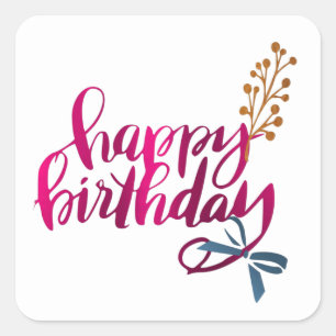 Alles Gute zum Geburtstag Aufkleber