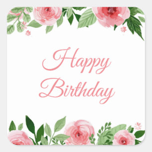 Alles Gute zum Geburtstag Aufkleber