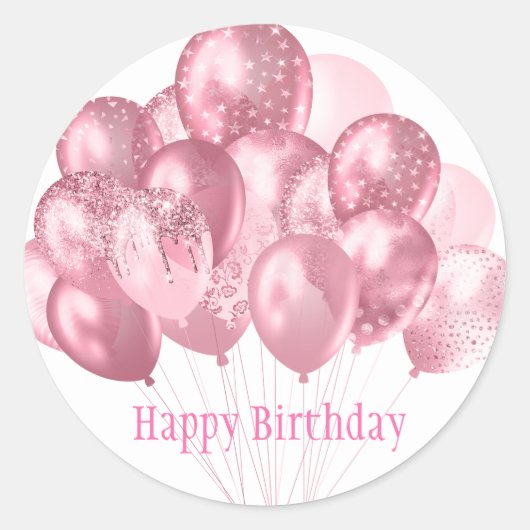 Alles Gute zum Geburtstag Aufkleber (Vorderseite)