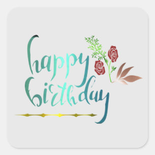 Alles Gute zum Geburtstag Aufkleber