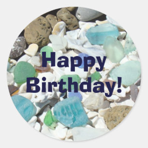 Alles Gute zum Geburtstag! Aufkleber Umschlag Sieg