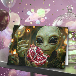 Alles Gute zum Geburtstag | Außerirdischer und G Karte