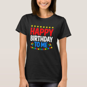 Alles Gute zum Geburtstag Autismus-Bewusstsein Aut T-Shirt