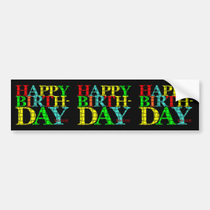 Alles Gute zum Geburtstag Autoaufkleber