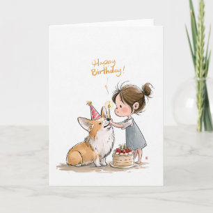 Alles Gute zum Geburtstag Baby - 2 Karte
