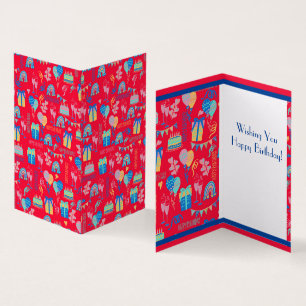 Alles Gute zum Geburtstag Ballon, Streamer und Cak