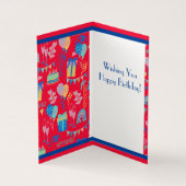 Alles Gute zum Geburtstag Ballon, Streamer und Cak (Innenseite)