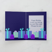 Alles Gute zum Geburtstag! | Ballons, Geschenke un Karte (Innenseite)