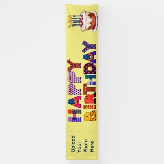 Alles Gute zum Geburtstag Banner (Vertikal)