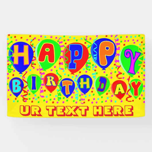 Alles Gute zum Geburtstag Banner (Horizontal)