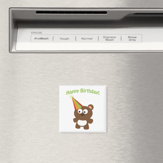 Alles Gute zum Geburtstag! Bär Magnet (In Situ (Geschirrspüler))
