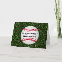 Alles Gute zum Geburtstag Baseball Karte