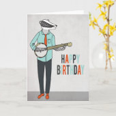 Alles Gute zum Geburtstag - belästigen Sie das Karte (Gelbe Blume)